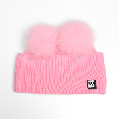 Arctic Pom Beanie - Pinkki