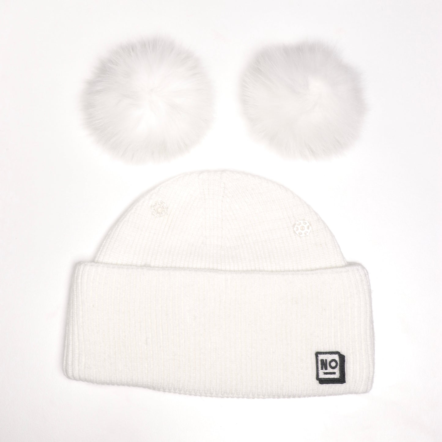 Arctic Pom Beanie - Valkoinen