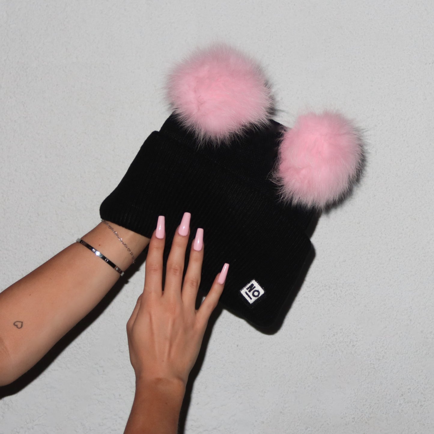 Arctic Pom Beanie - Pinkki